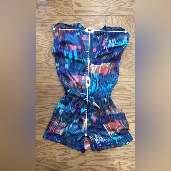 BCBGMaxAzria Multi Color Revolve Jumpsuit Size Small - Picture 5 of 5